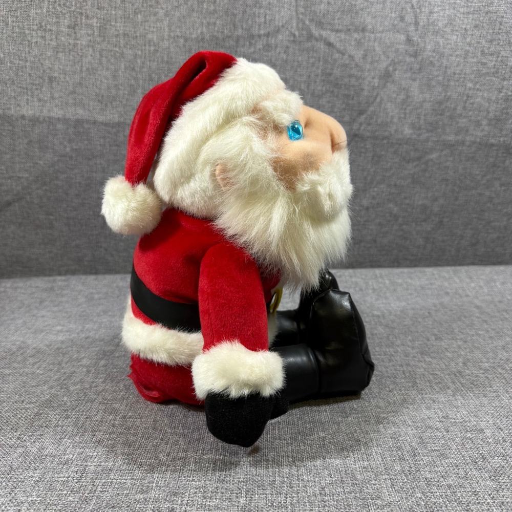 VTG Gemmy Santa Animated "Santa Claus Is Coming To Town Light Up Cheeks Untested - Picture 8 of 12
